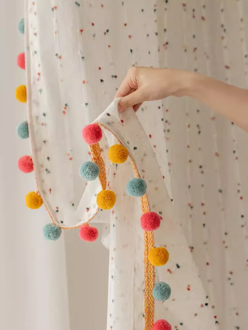 Confetti Cotton Linen Curtains