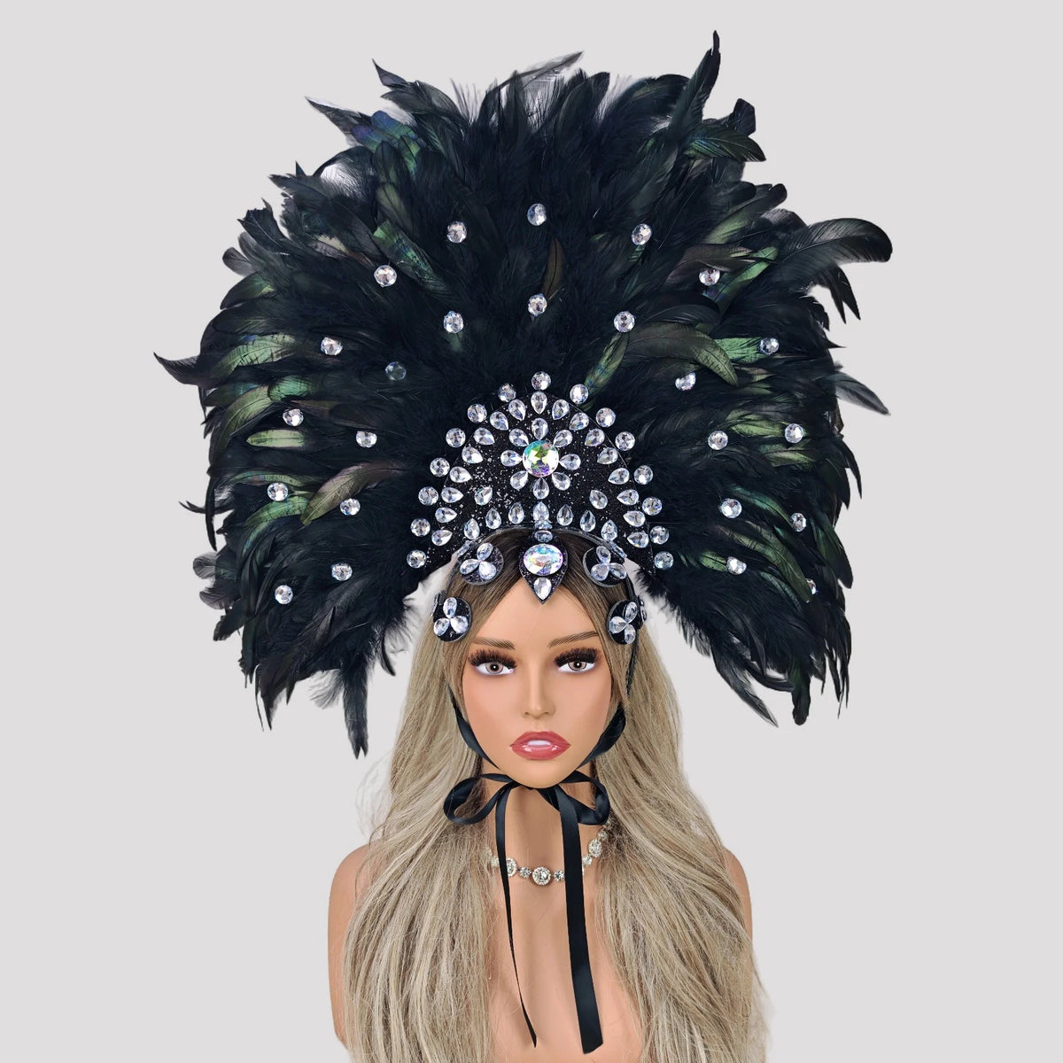 Carnival Feather Headdress Festival Costume Accessories