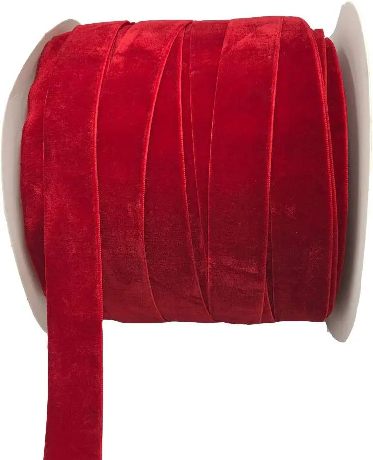10 Yards Velvet Ribbon 16 Colours DIY Christmas Gift Packaging Bow