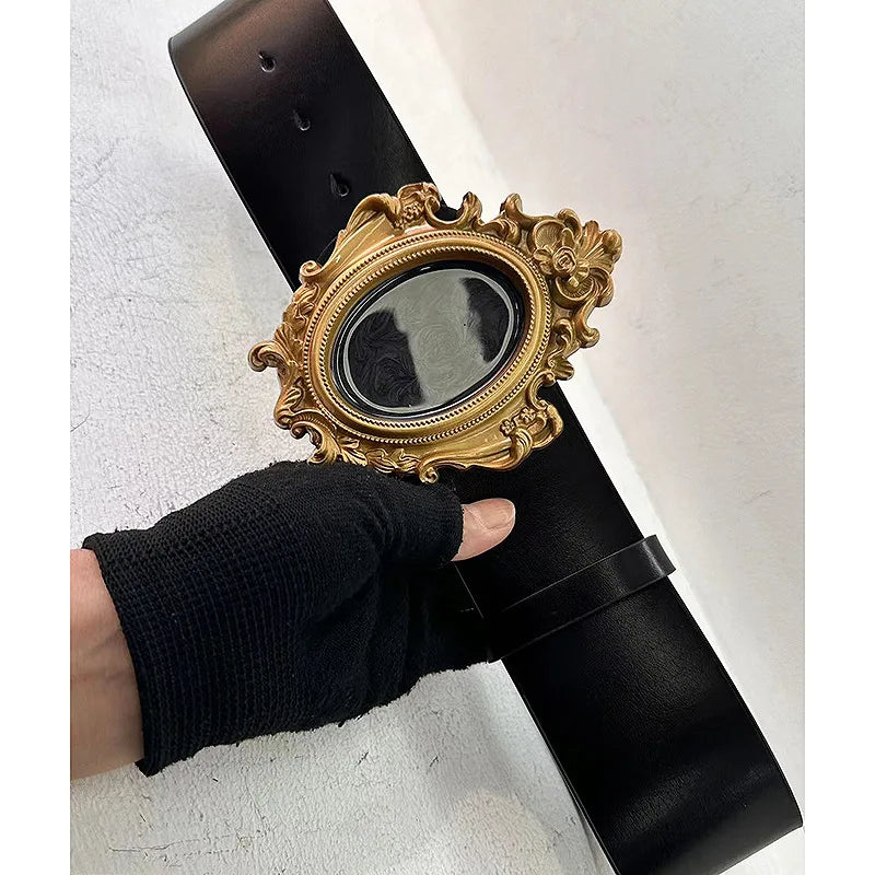 The Abyss Baroque Picture Frame Personality Belts