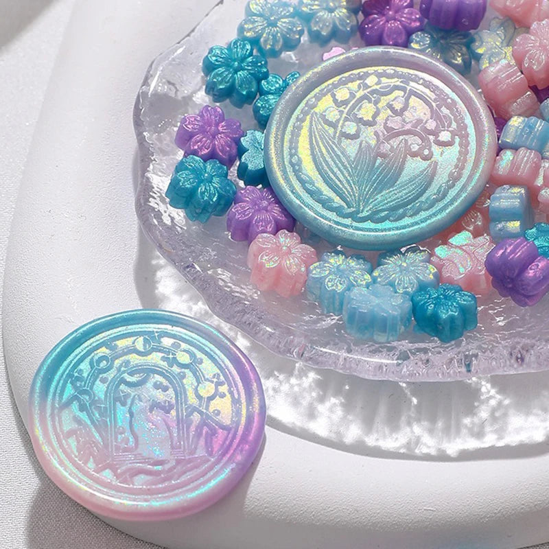 90pcs Glitter Wax Sealing Seal Stamp Beads
