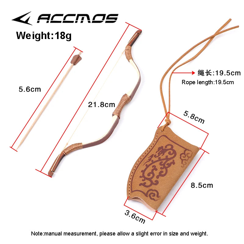 Miniature Bow and Arrow 1/6 Doll Archery Prop Set