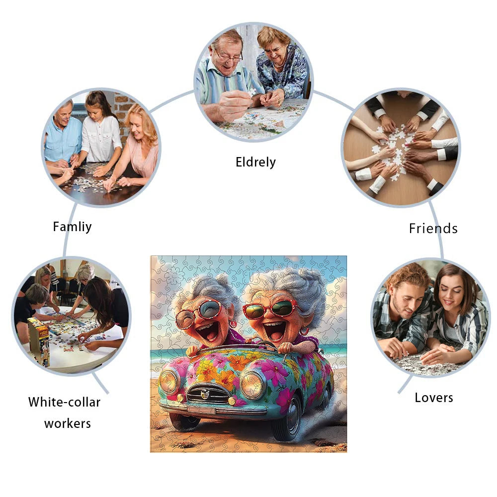 The Goal Unique Shape Wooden Jigsaw Puzzles