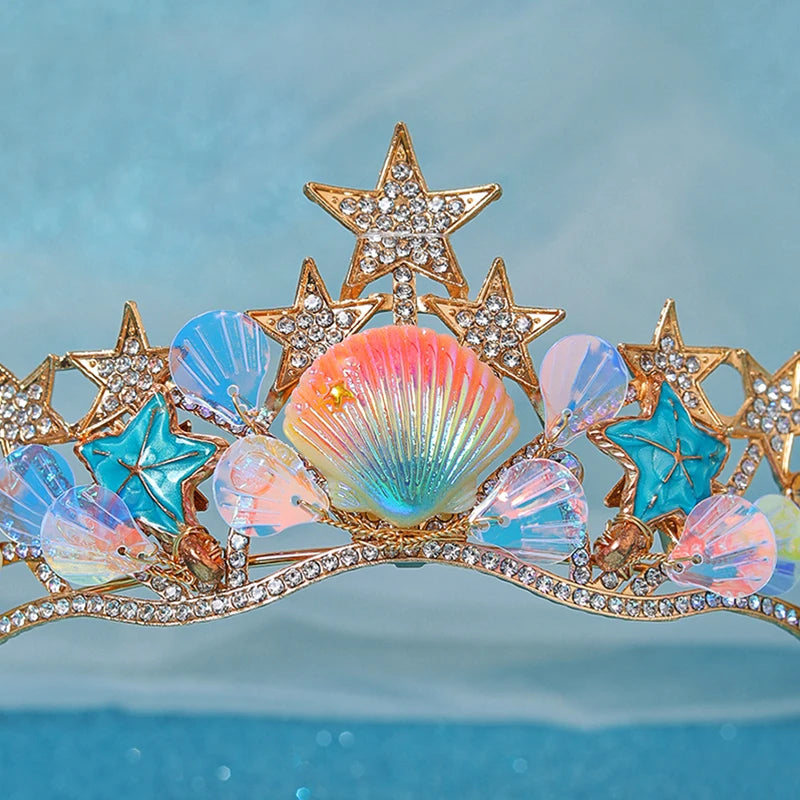 Seashells Crown Mermaid Tiaras