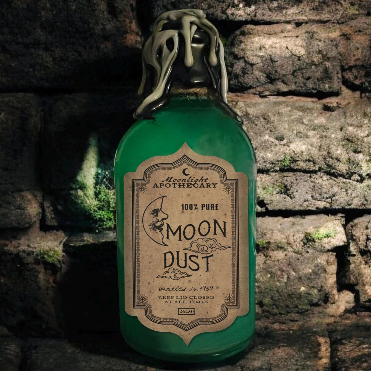 Gothic Style Potion Stickers 12pcs Apothecary Bottle Labels