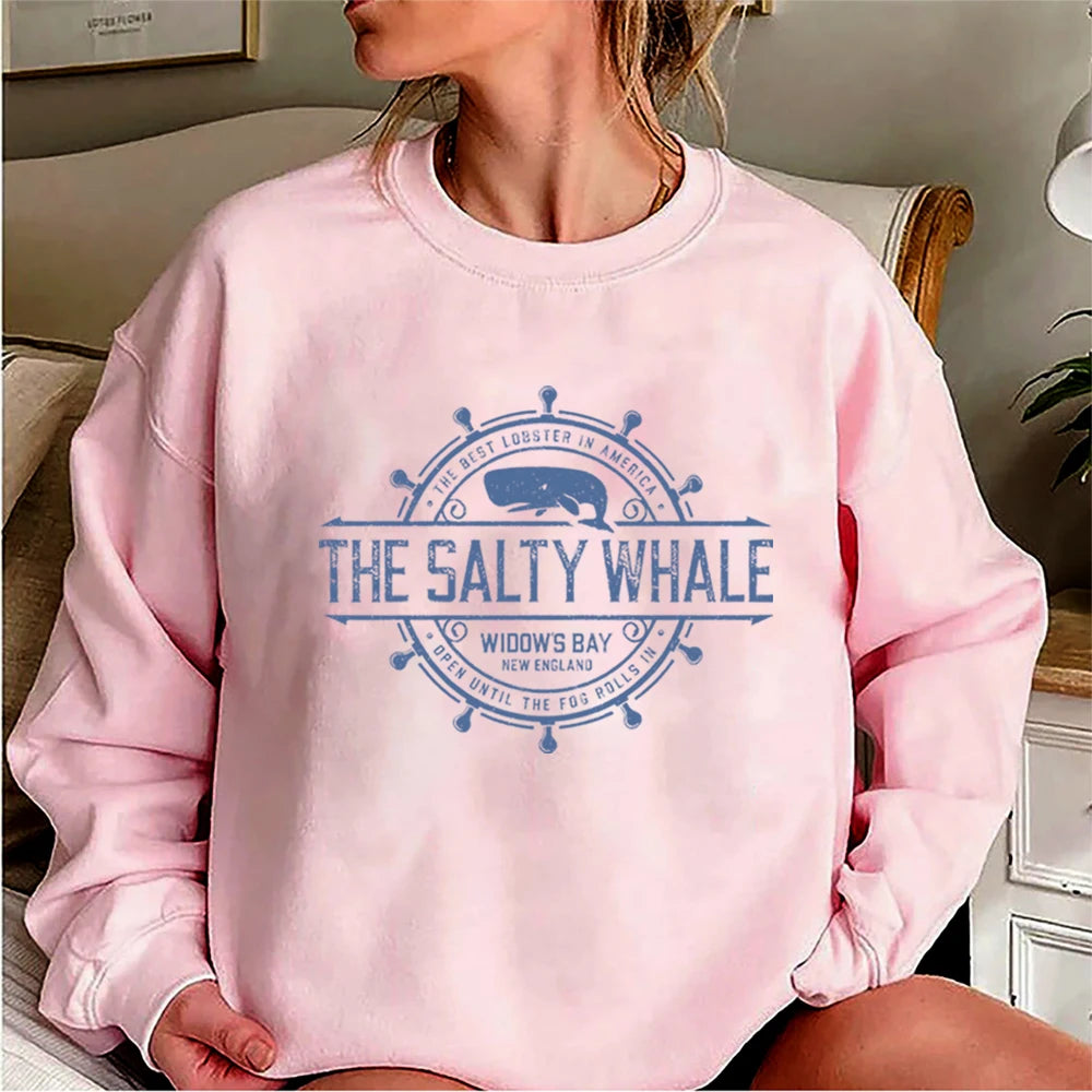 Widow's Bay Horror TV Series Unisex Sweatshirt The Salty Whale of Widow's Bay Seafood Restaurant Bar Pub