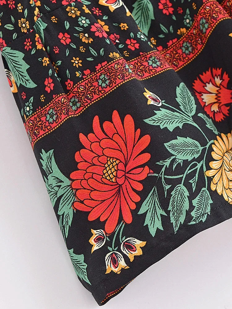 Lizzie's Boho Floral Print Happie Shorts