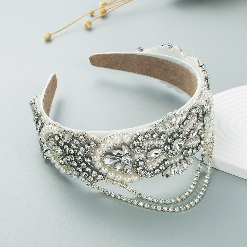 Palace Wear Pearl Tassel Headband