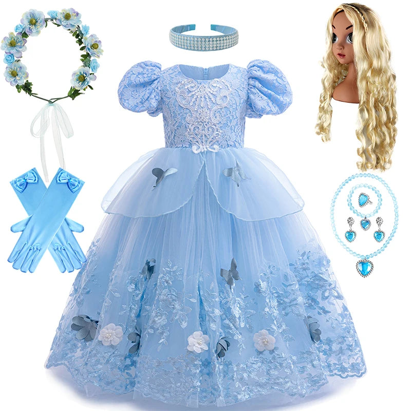 Cinderella Princess Dress Costume Sets