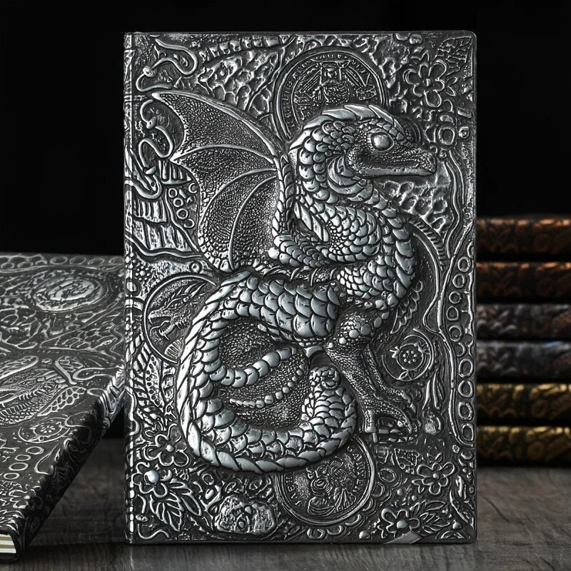 Flying Dragon Embossed Notebook