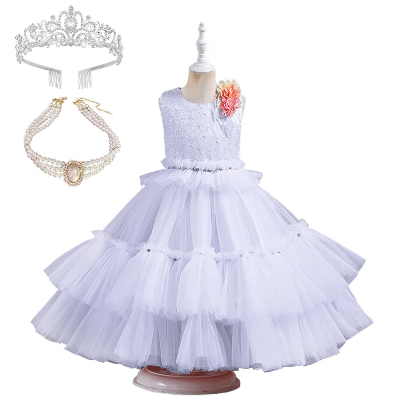 Cupcake Fluffy Tulle Tiered Party Dresses