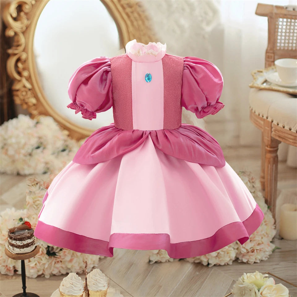 Toddler Princess Alice Belle Jasmine Mermaid Dress Baby Halloween Cosplay Costume