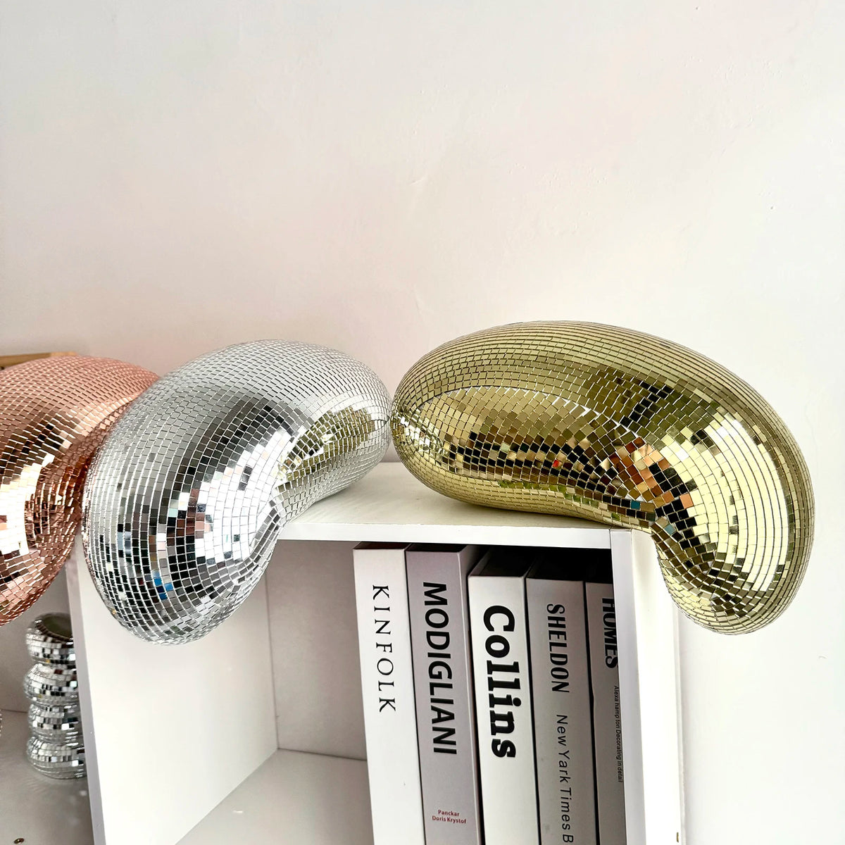 28cm Melted Disco Mirror Ball Funky Home Decor