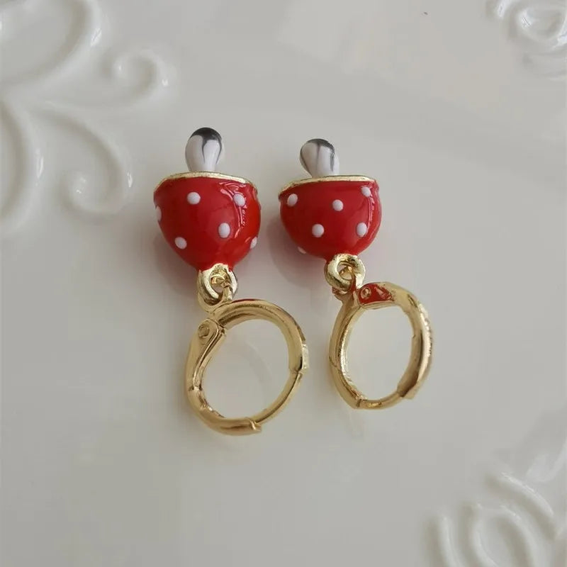 Woodland Mushrooms Earrings