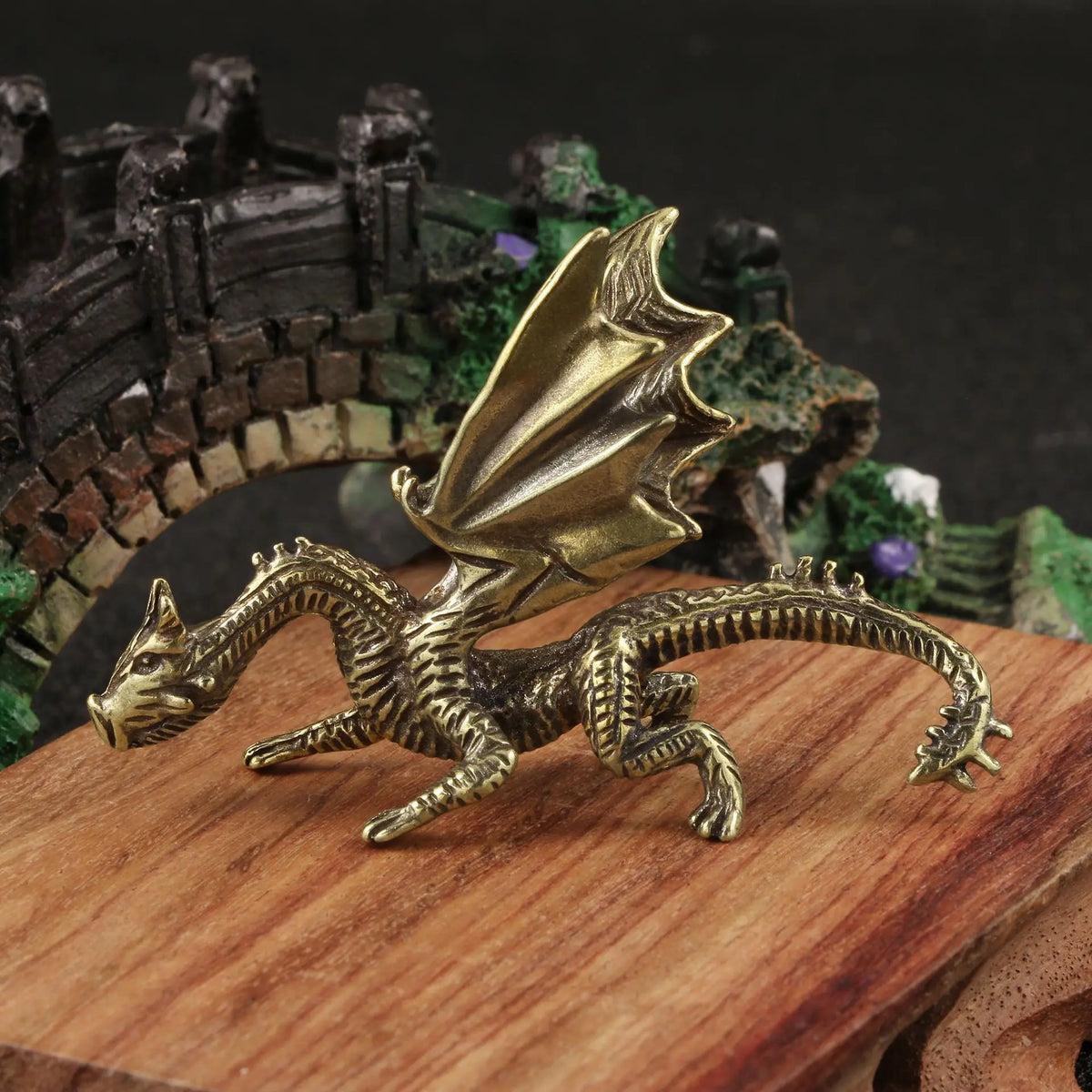 Copper Dragon Figurine Tea Pets
