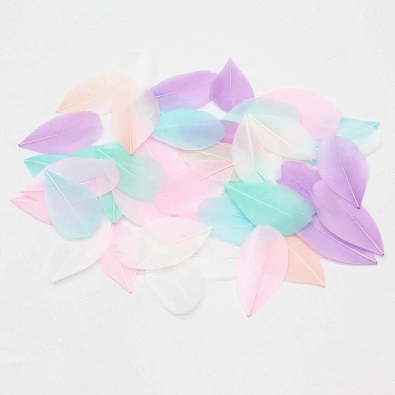 Fifty 4-8cm Floating Head Goose Feathers DIY Crafts and Jewellery Making