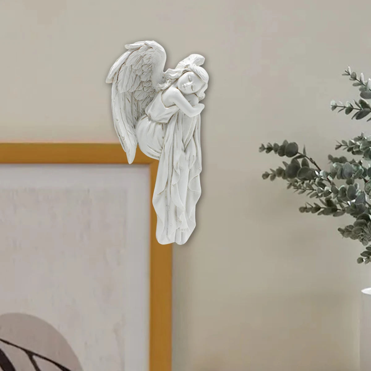 Angel Door Frame Ornament Resin Home Decor