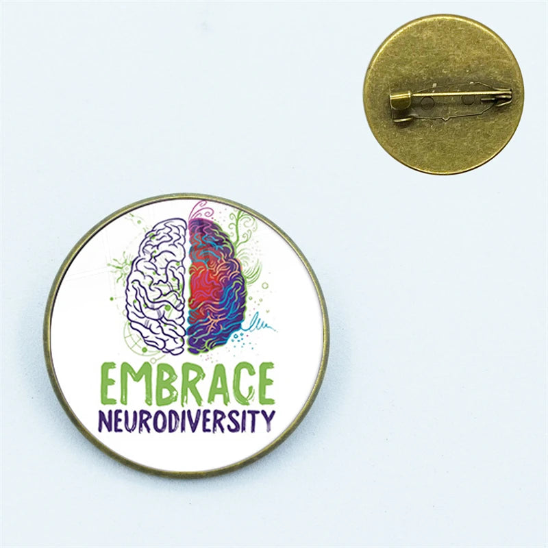 Neurodiversity Autistic Pins Badges
