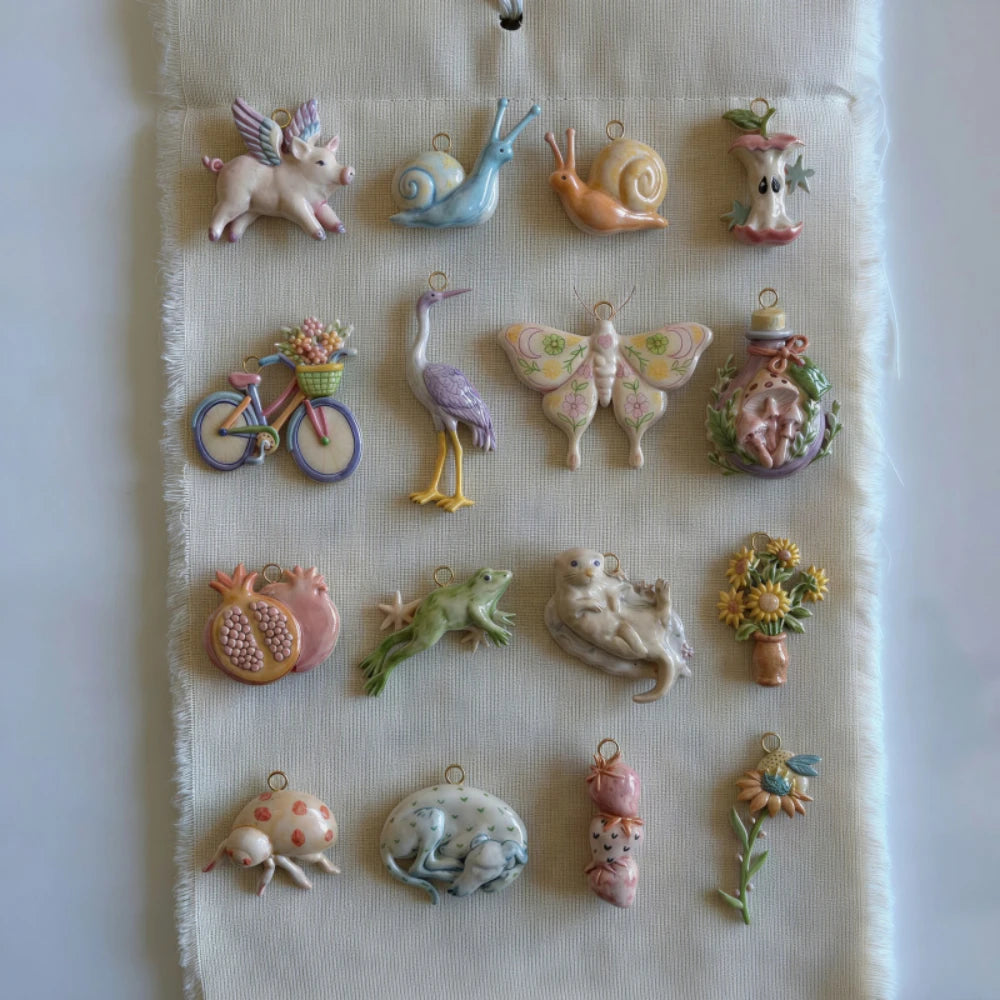 Sweet and Whimsical Animal Series DIY Pendant Charms For DIY Jewellery Making
