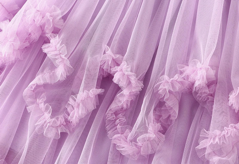 Handkerchief Layers Tulle Midi Skirt Ten Colours