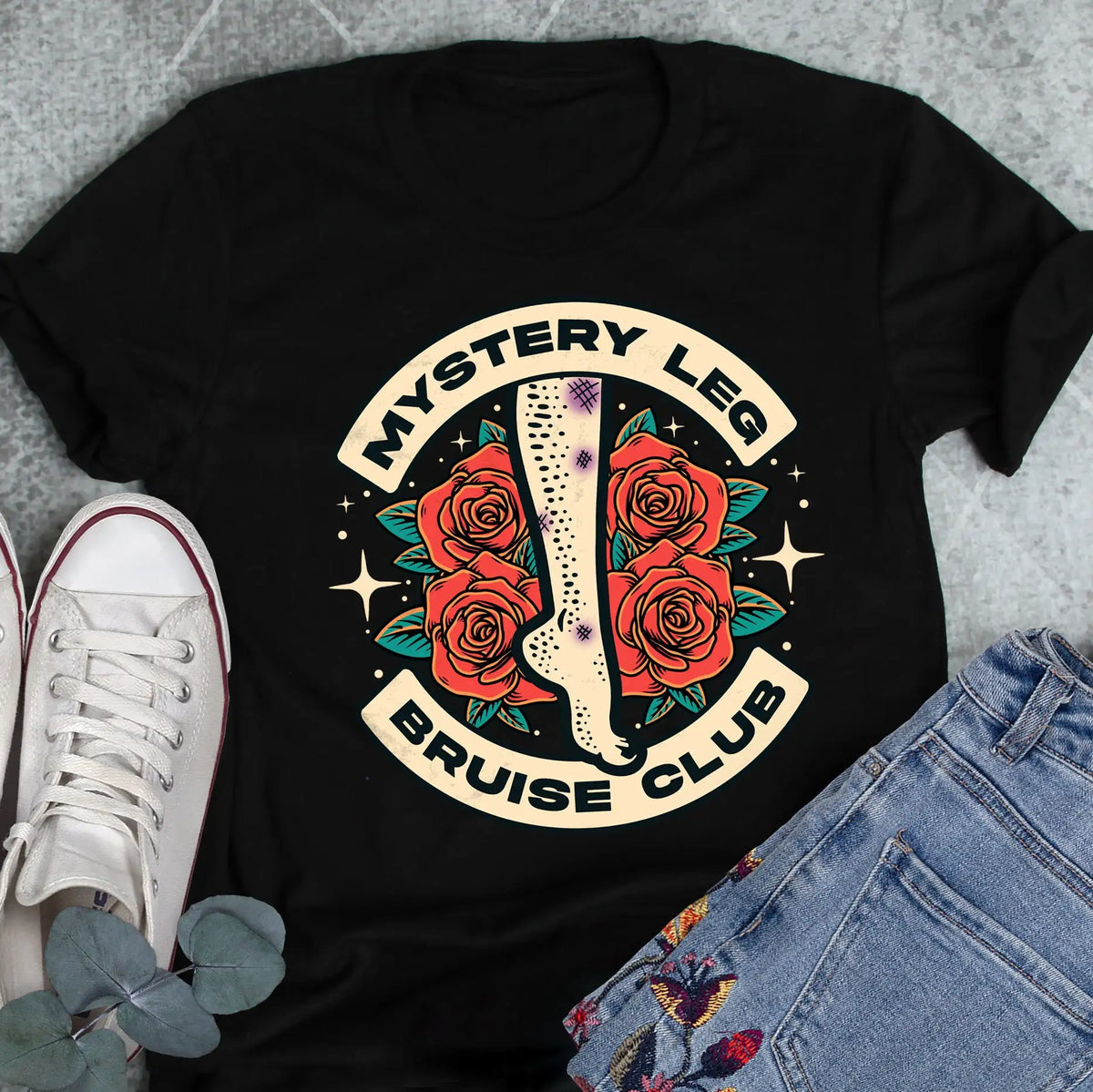 Mystery Leg Bruise Club T-Shirt