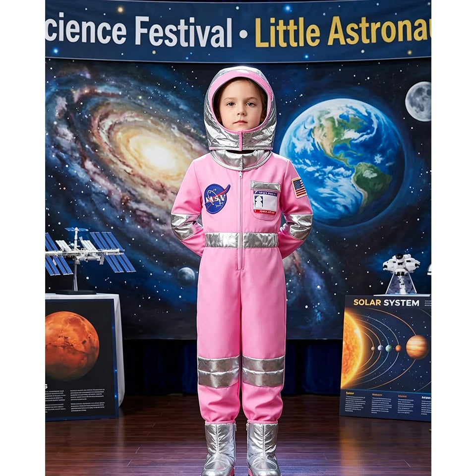 Fantasy Space Astronaut Kids Book Week Costumes Halloween Spacesuit