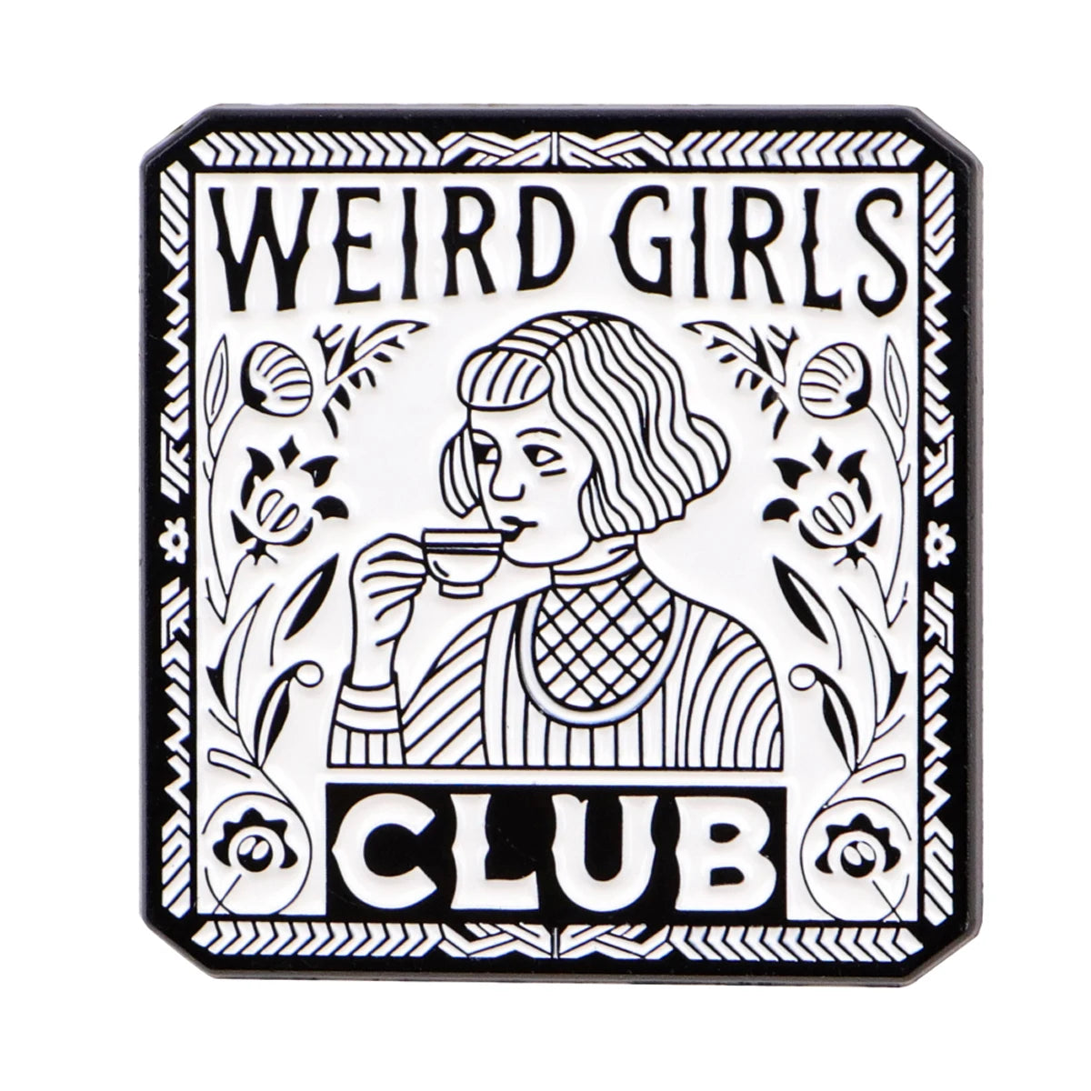 Weird-Girls Enamel Pin Brooch Lapel Pins Badge