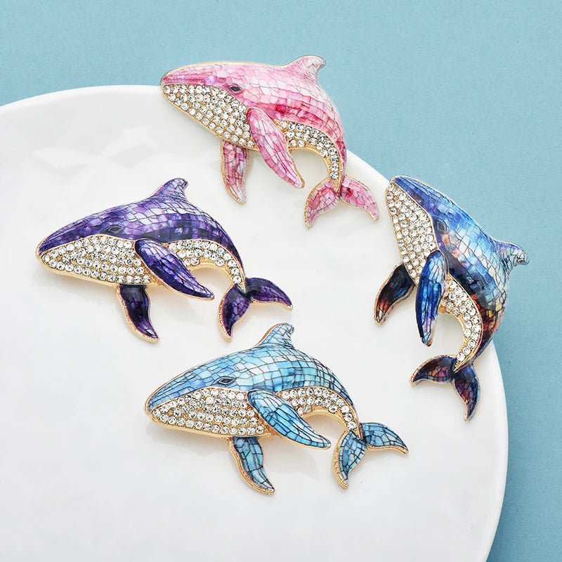 Whale Brooches
