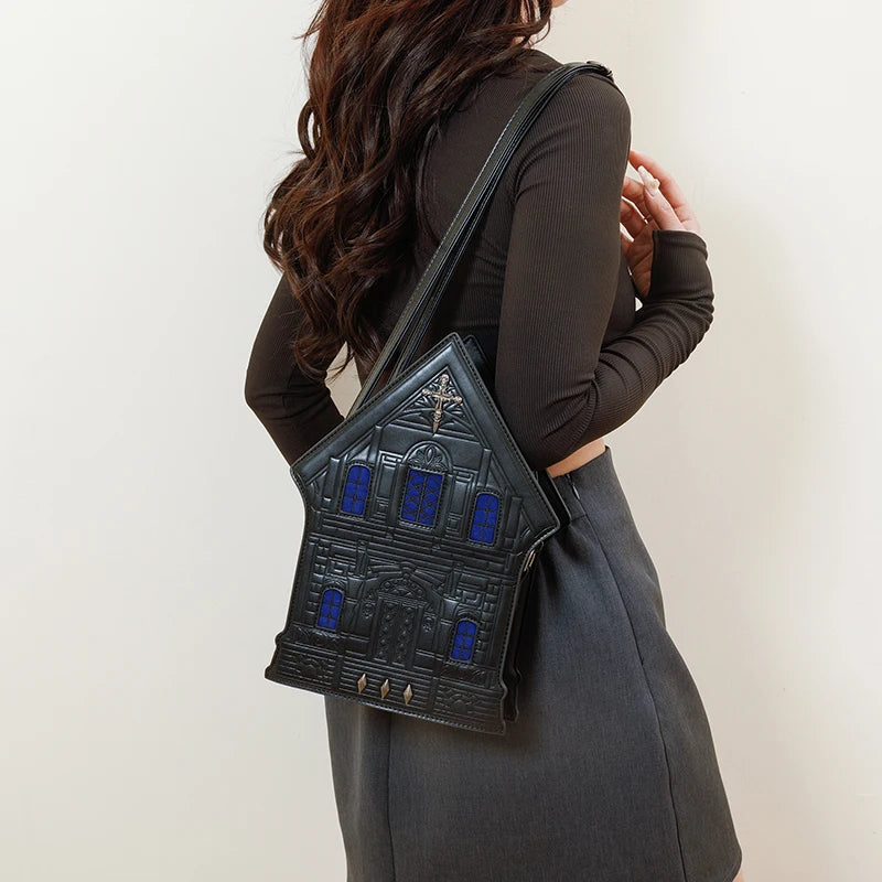 Haunted House Crossbody Bag