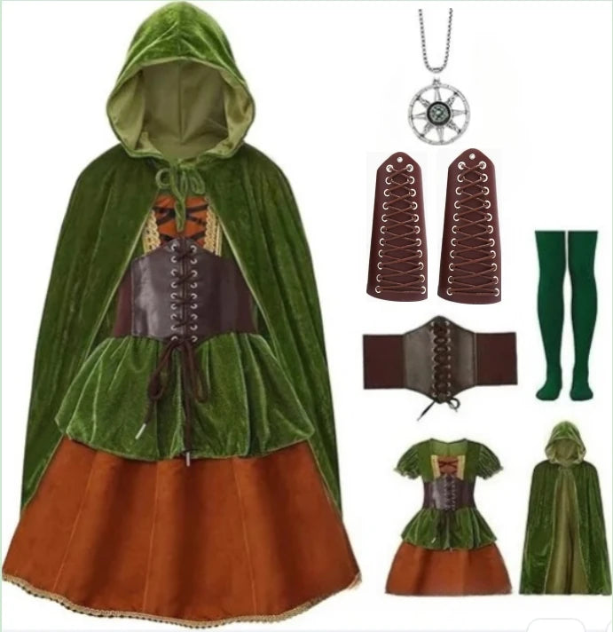 Hunter Costume Middle-Earth Characters Outfit Cosplay Book Week Halloween Fancy Party Dress For Boys Girls