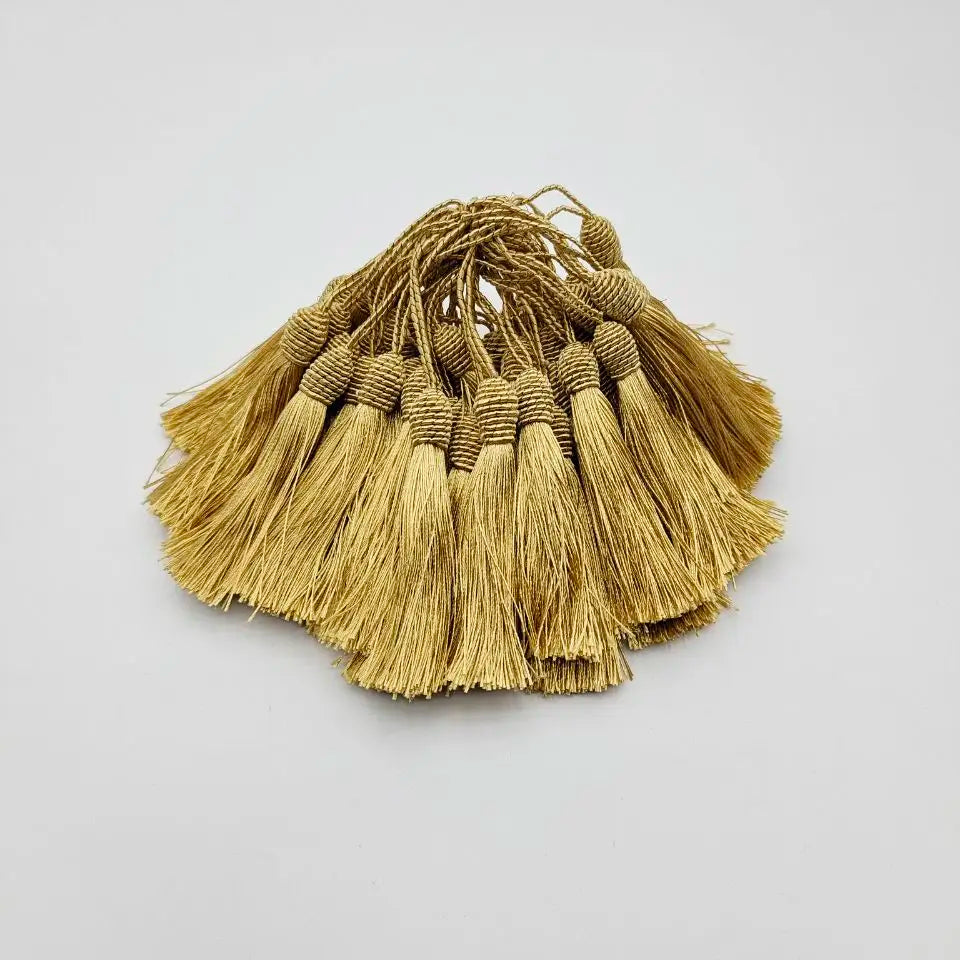2-50pcs/lot 15cm Hanging Rope Silk Tassels Fringe Sewing Bang Tassel Trim Key Tassels for DIY Embellish Curtain Accessories