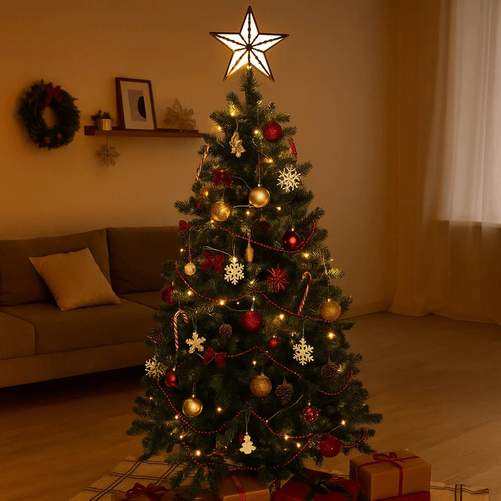 Christmas Tree Top Star Light