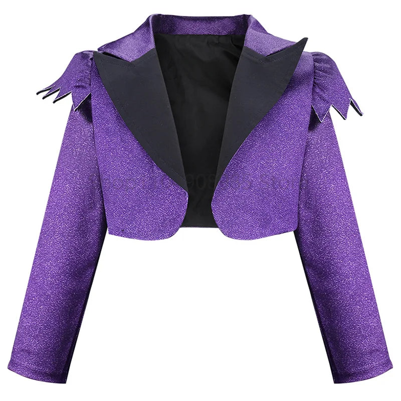 Vampirina "Vee" Hauntley Girls Purple Teen Vampire Halloween Costume Party Cosplay