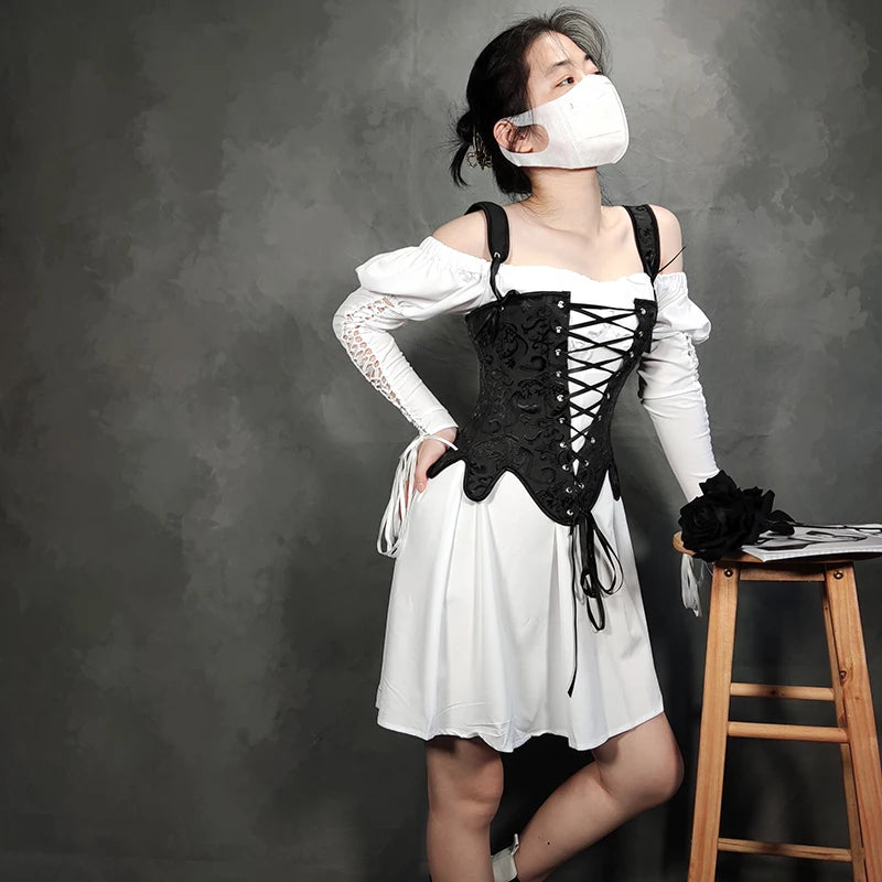 Pirate Jacquotte's Buxom Binder Lace Up Corset