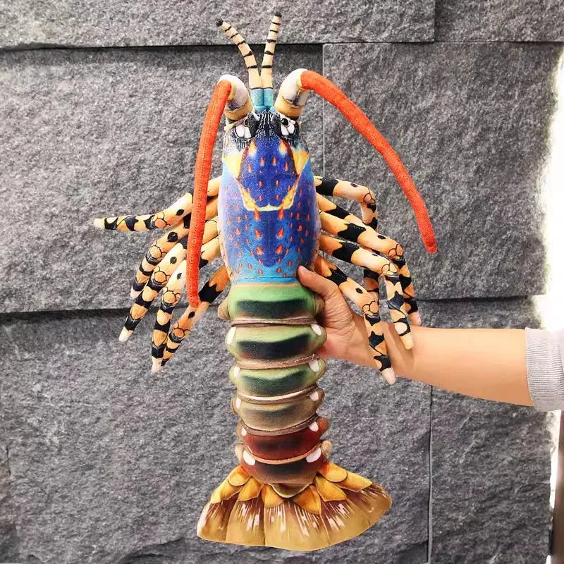 Lobster Crayfish Red Blue Plushie Toy