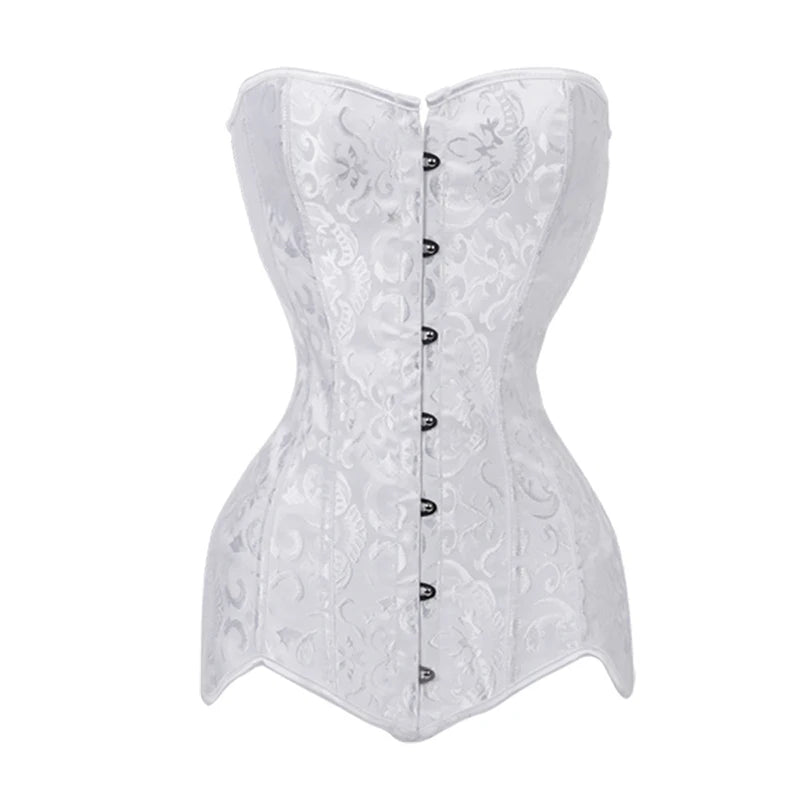 Extra Long Jacquard Corset