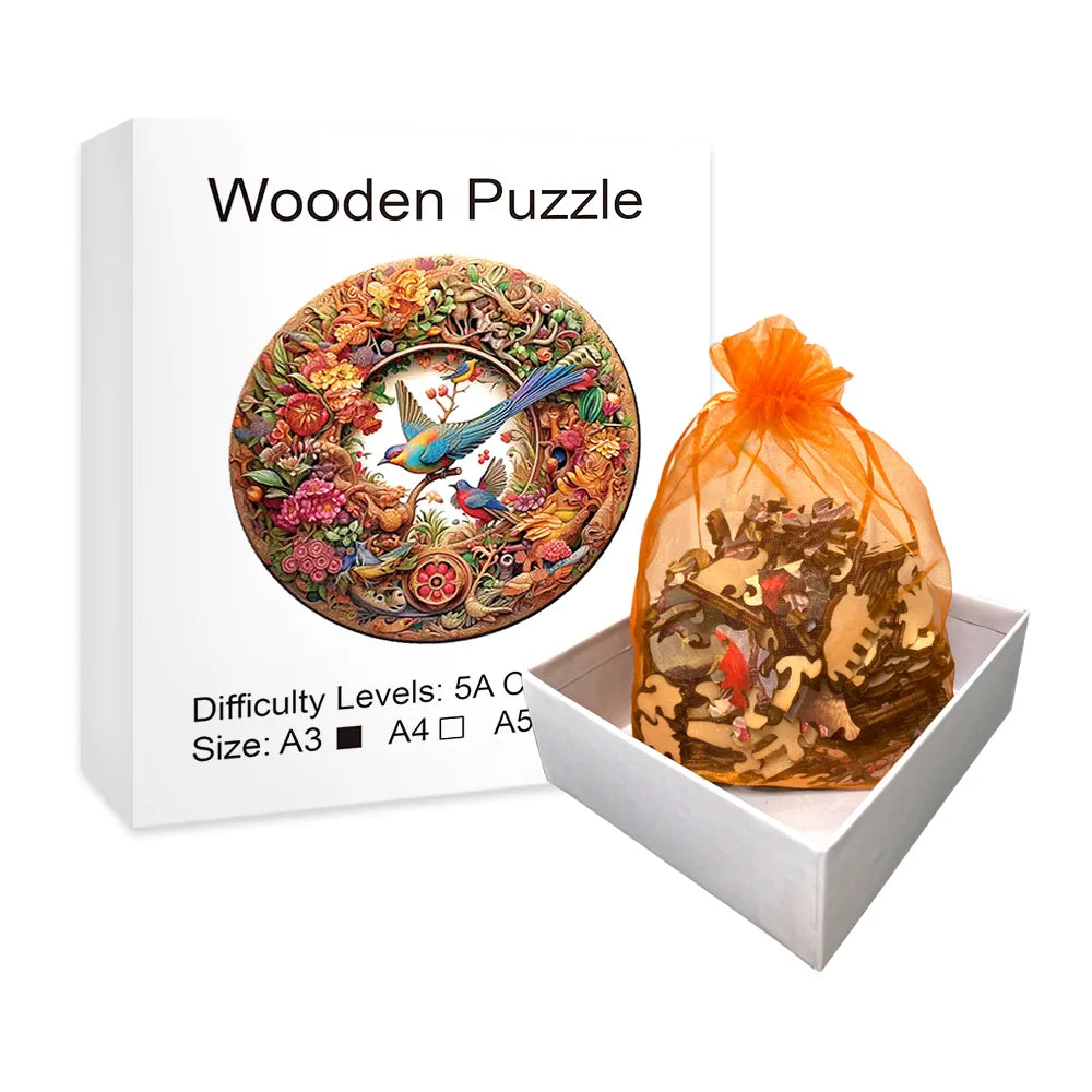 Hummingbird Wooden Jigsaw Puzzle