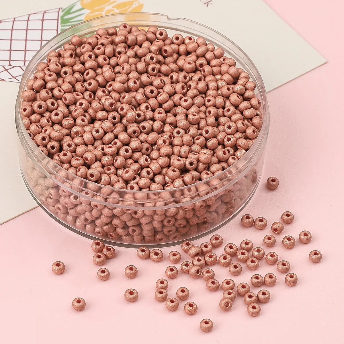 2 3 4mm Metallic Plated Glass Seed Beads Round Japanese Miyuki Seedbeads Loose Spacer Beads for Jewerly Making DIY Needlework