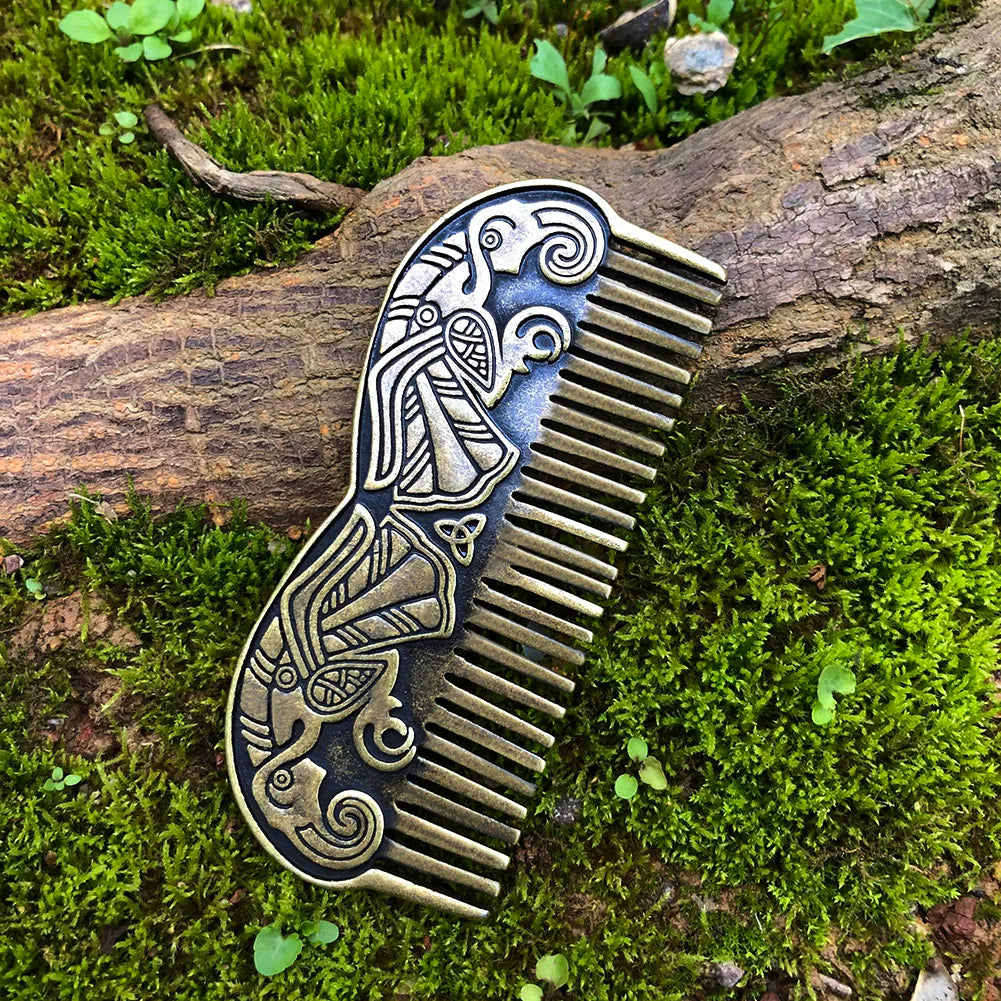 Norse Viking Beard Comb Odin's Ravens Viking Gift For Men