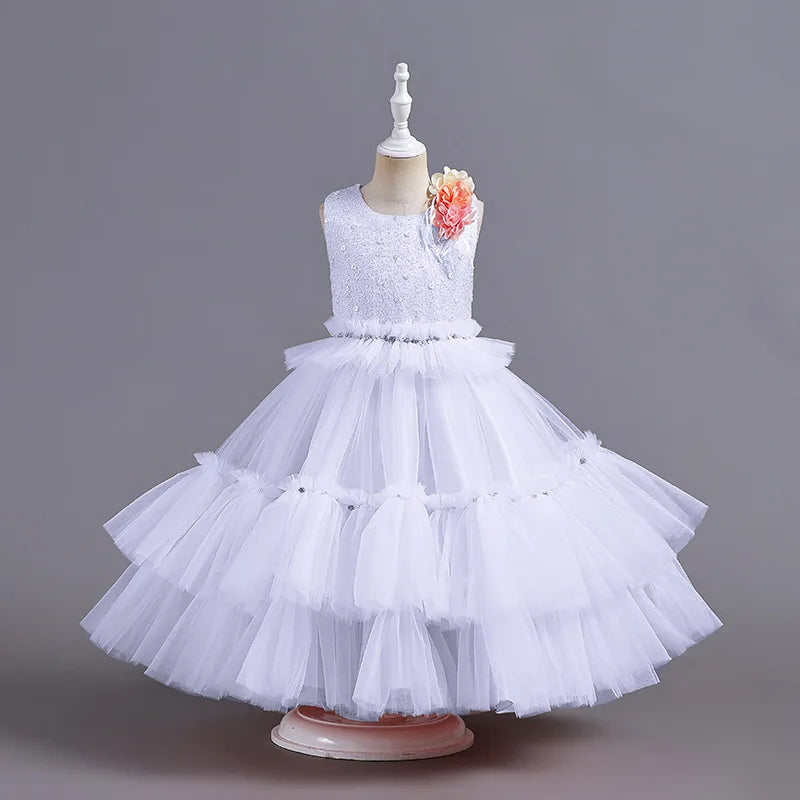 Cupcake Fluffy Tulle Tiered Party Dresses