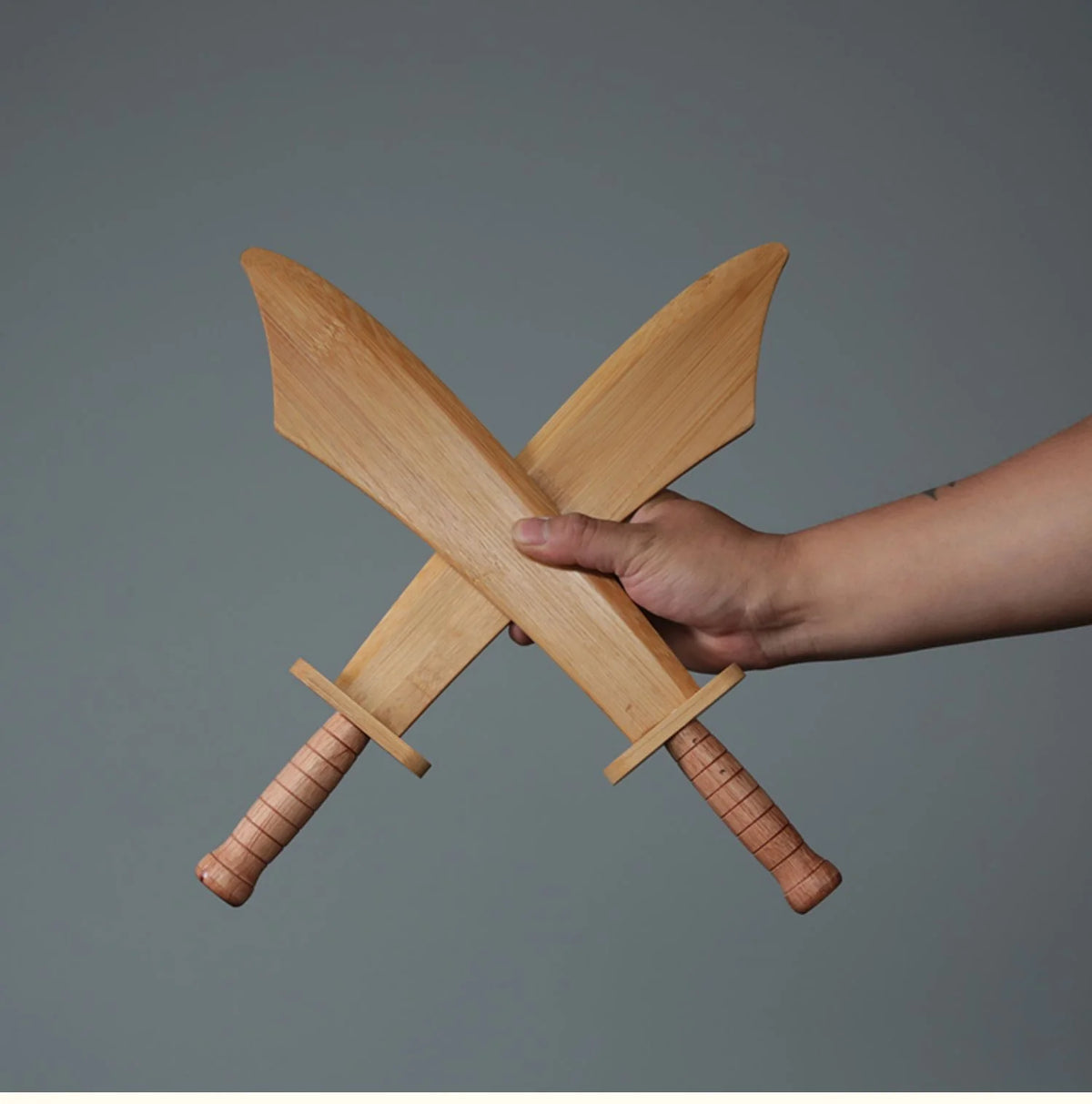 Solid Wooden Sword Children's Imaginative Play Toy LARP