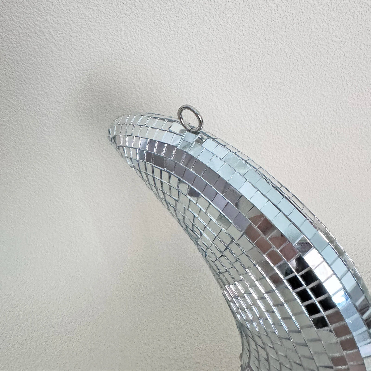 Hanging Moon Disco Mirror Ball Mirror Ornament Decor