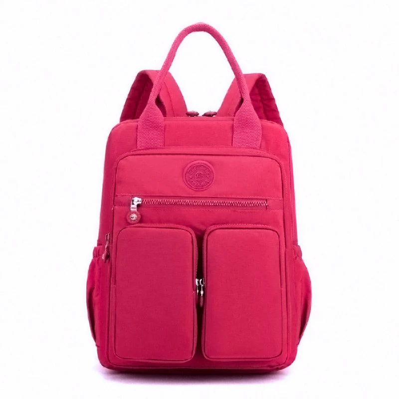 14 Colour Fun Backpacks Waterproof Zipper Multi-pockets Travel School Laptop Bags