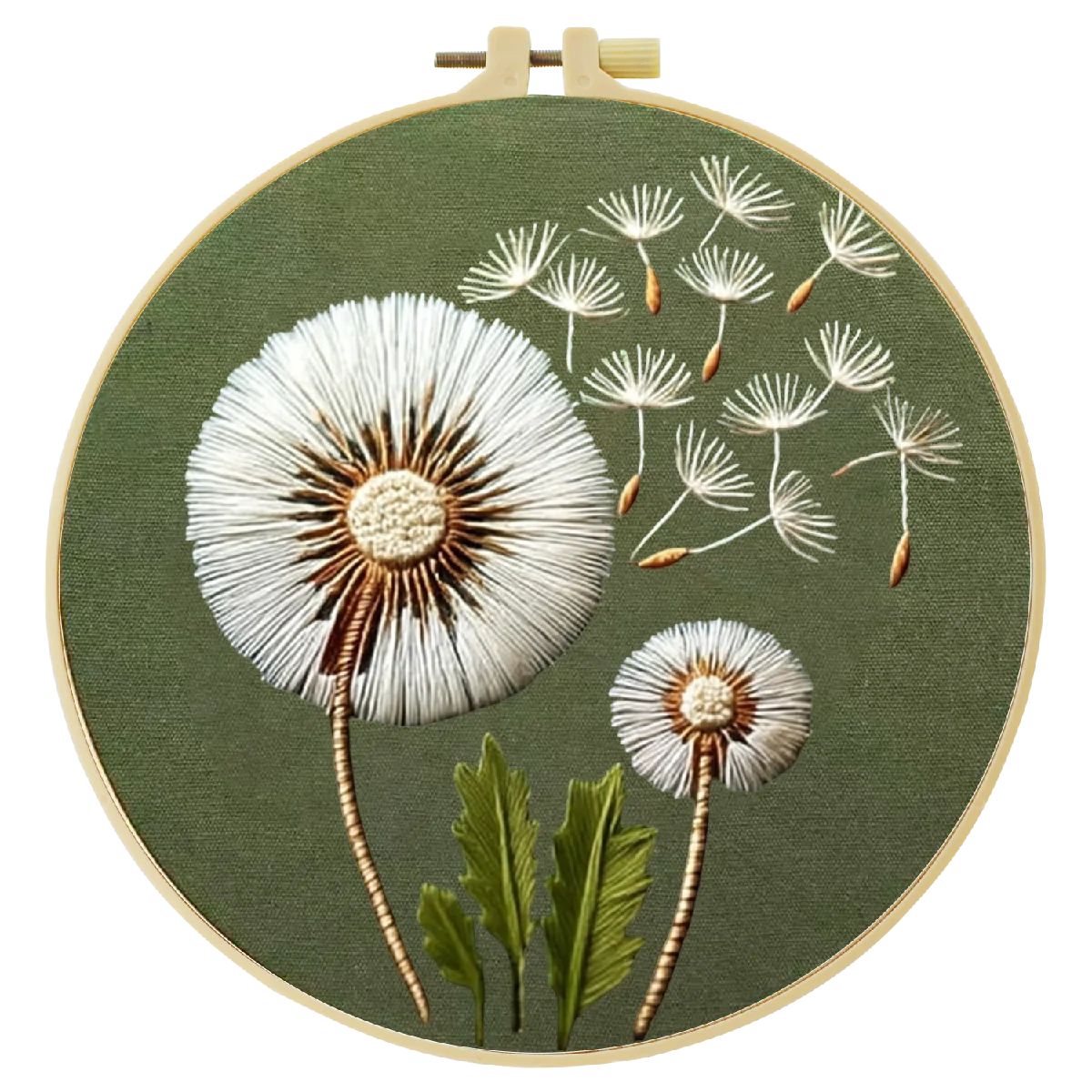 Dandelions DIY Embroidery Kit for Beginners