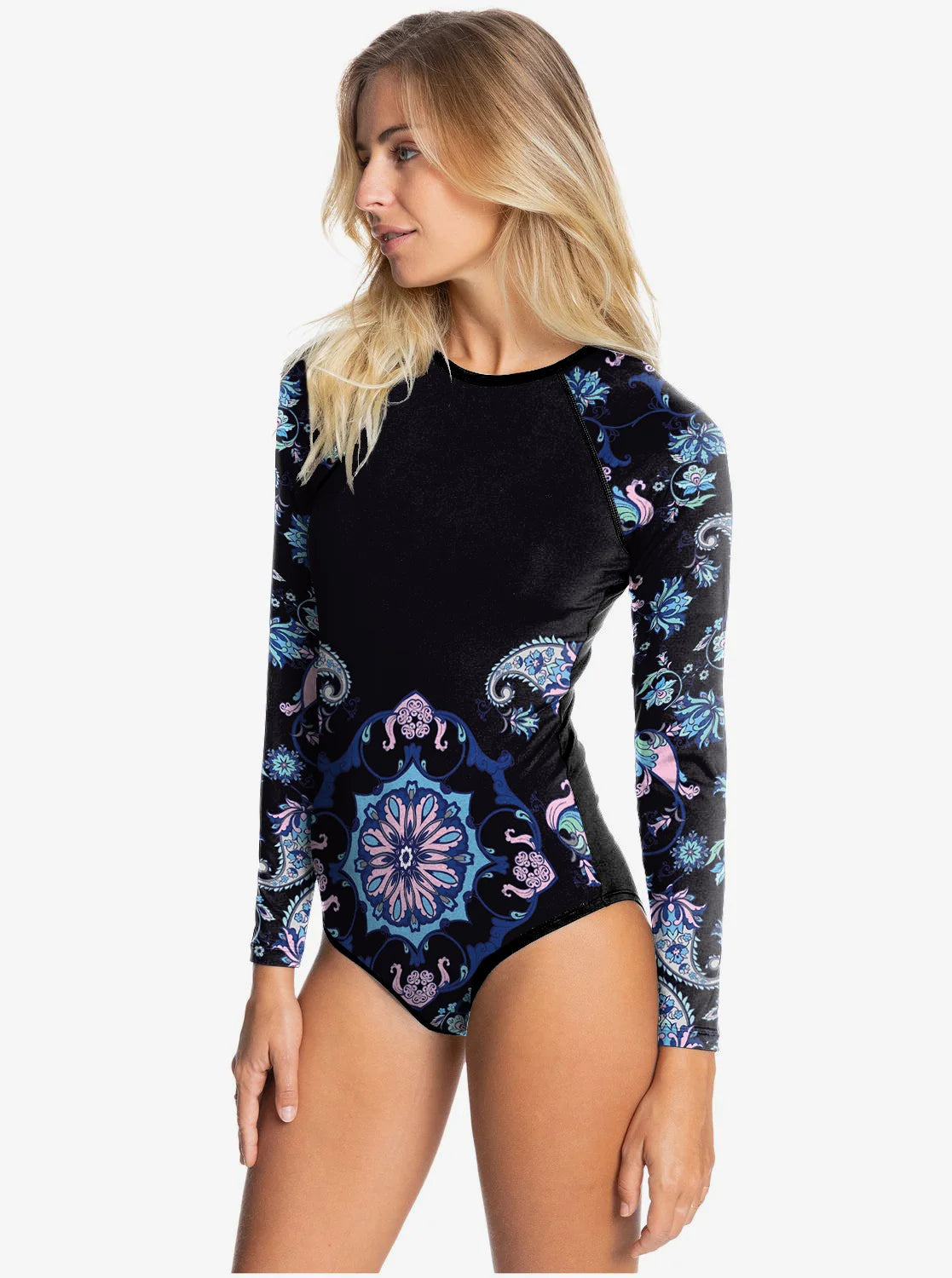 Long Sleeve Swimwear One-piece Surfing Swimsuit