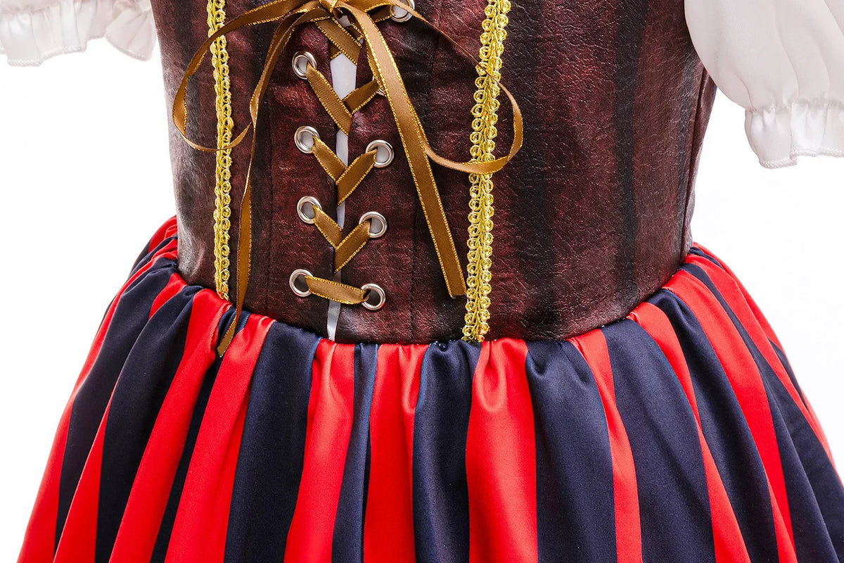 Pirate Captain Jack Sparrow Cosplay Costume Dress Up