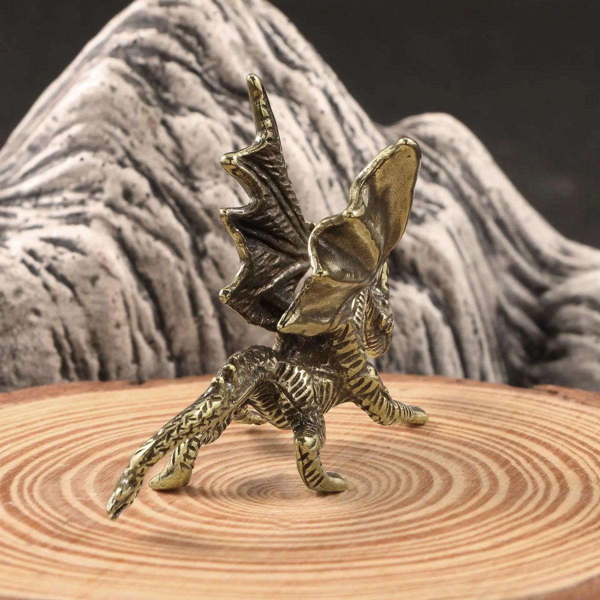 Copper Dragon Figurine Tea Pets
