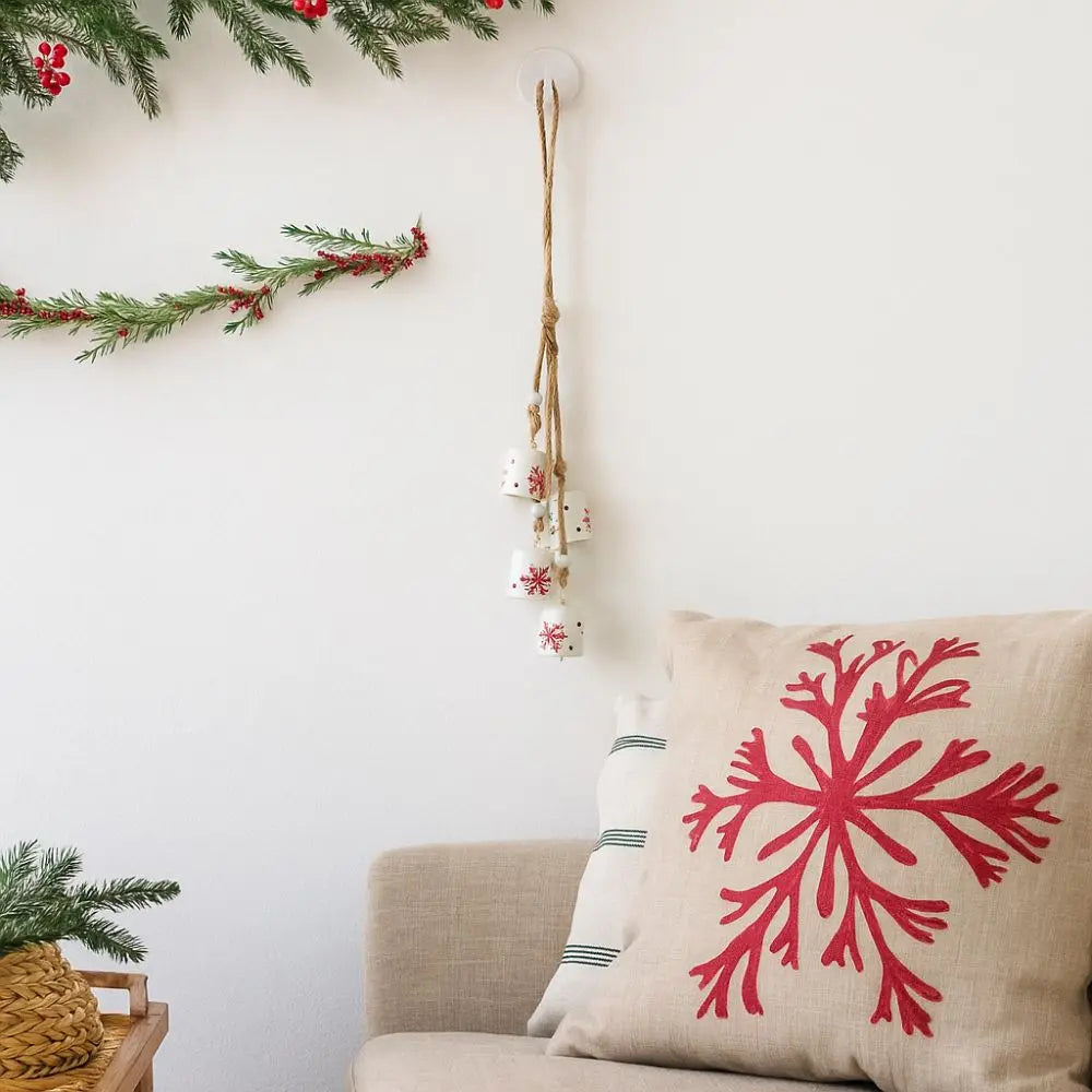 Christmas Bells String Iron Xmas Decoration