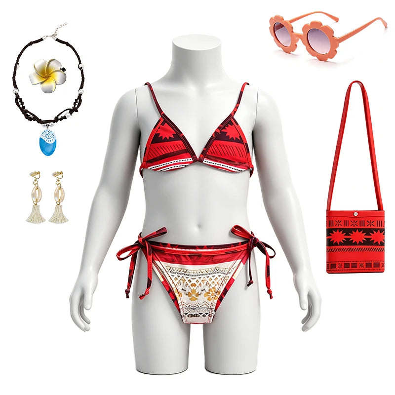Princess Moana Little Girls Swimsuits