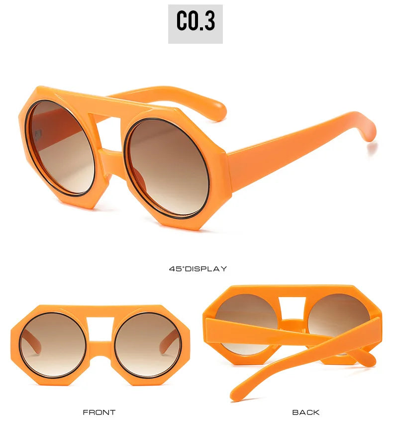 Oversized Futuristic Punk Sunglasses